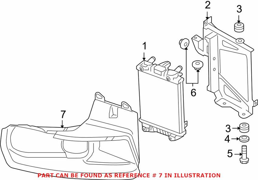 Audi Air Intake Duct - Driver Side (To Intercooler) 8K0121333A